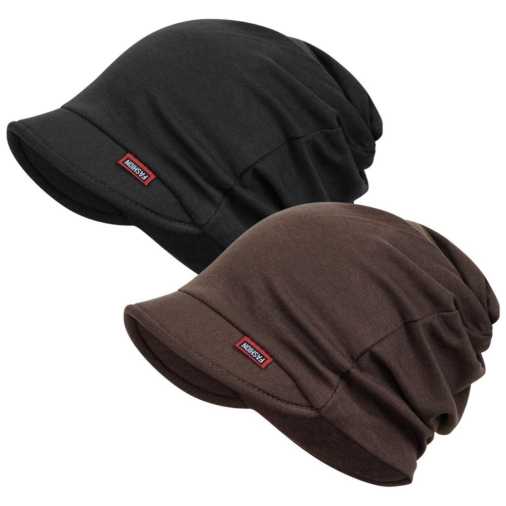 1968 2 Pack Beanie Hats , Winter Hats Fashion Warm Slouchy Beanie Cap Hat